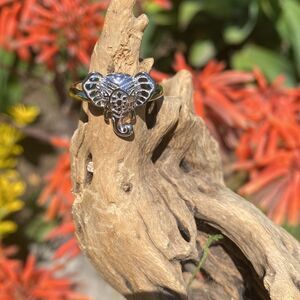 925 Sterling Silver Elephant Ring